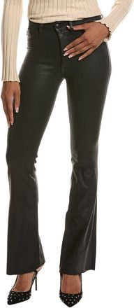 DL1961 Bridget Black Coated Bootcut Jean