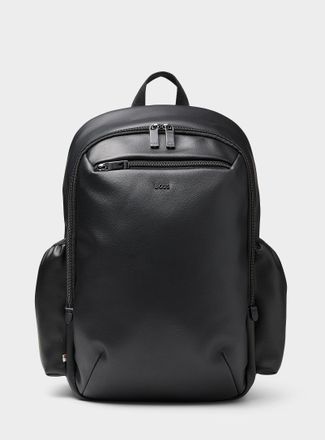 BOSS Mens Jace faux-leather backpack