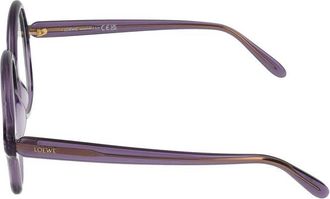 Loewe LW50105I Acetate Oversized Square Eyeglasses - Purple