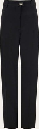 Ferragamo Donna Pantalone sartoriale in misto cashmere Nero