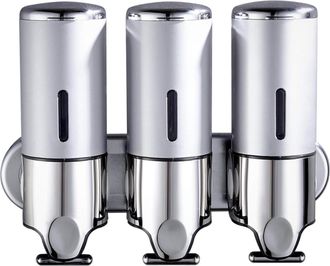 OEM Distributeur Manuel 3 En 1 Avec Barre En T M&eacute;tallique, Capacit&eacute; 500 Ml Par Compartiment