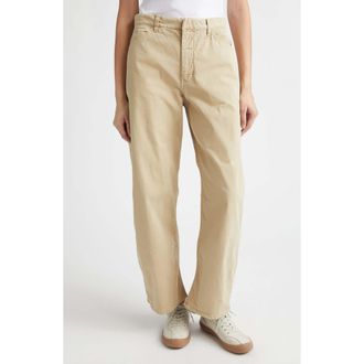 Nili Lotan Tribeca Barrel Leg Pants in Vintage Washed - Solstice at Nordstrom, Size 00