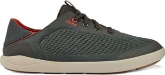 Olukai Mens Moku Pae Breathable Boat Shoes In Island Salt/koi
