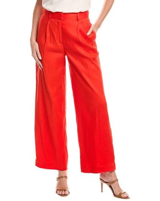Elie Tahari The Simone Linen-Blend Pant