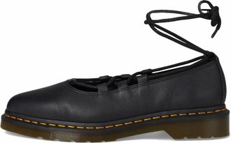 Dr. Martens Elphie II Ballerinas - Dames - Schoenen - Zwart - Maat: 41 EU Leer