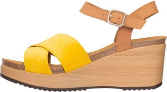 Scholl Sandals with Wedge Vanessa Yellow 41