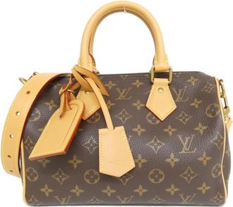 Louis Vuitton Brown Leather Boston Bag (Pre-Owned)