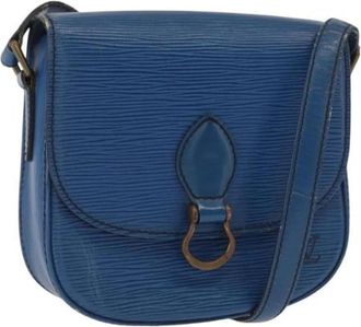 Louis Vuitton Pre-owned Cross Body Bag - Dames - Vintage Schoudertas - Blauw - ONE Size - Leer - Vintage