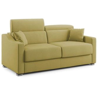 Divani.Store Amber Sof&aacute; Cama Convertible Con Tela Desmontable 211 Cm (mat. 160x197) Amarillo