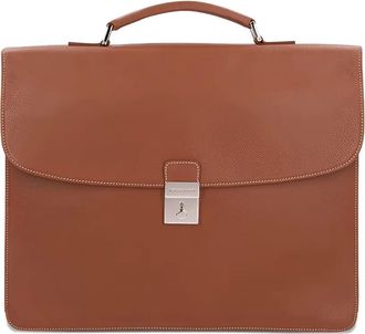 Longchamp Portadocumenti con manico - Marrone