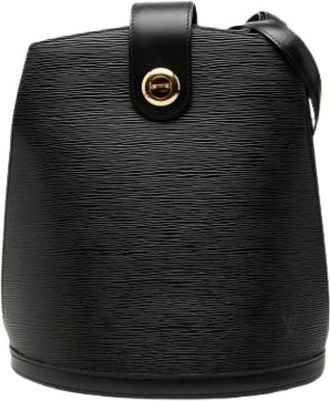 Louis Vuitton Pre-owned Bucket Bags, female, Black, Size: ONE SIZE Pre-owned The Cluny Bucket Bag