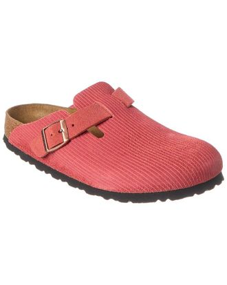 Birkenstock Boston Bs Narrow Suede Clog