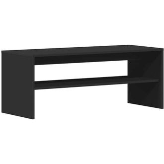 vidaXL Vidaxl - Mueble Para Tv Madera Contrachapada Negro100x40x40 Cm