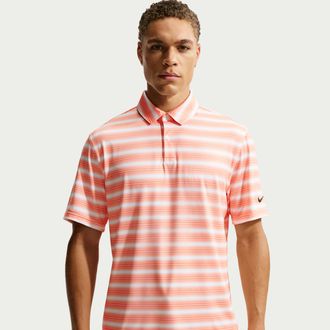 Nike Mens Velocity Dri-FIT Polo in Orange | IB0243-835