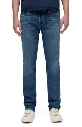 Hudson Blake Slim Straight Leg Jeans in Blue Horizon at Nordstrom, Size 31