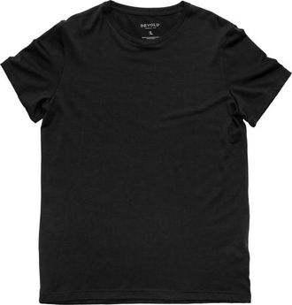Devold Classic Tee Merinoshirt für Herren | schwarz