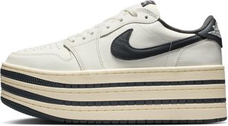 Nike Jordan Womens Air Jordan 1 Triple Stack Shoes in White | HV8288-100