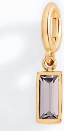 Mint & Lily Dainty Baguette Birthstone Charm in June Alexandrite at Nordstrom