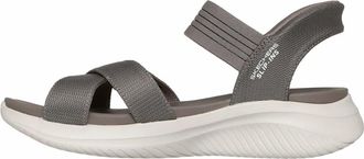 Skechers Klassieke Sneaker met Veters - Dames - Sport - Grijs - Maat: 40 EU
