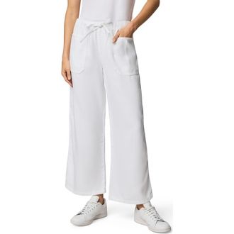 Splendid Denim Drawstring Pants in White at Nordstrom, Size X-Small