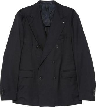 Tagliatore Montecarlo Suit - Heren - Business blazers - Blauw - L - Wol - Kostuums