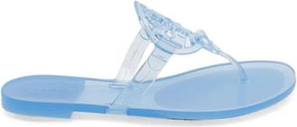 Tory Burch Schoenen, Dames, Blauw, 36 EU, Leer, Miller Tongsandaal