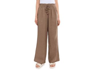 Splendid Stella Linen Paprbag Pants Womens Clothing Wicker : XL (Womens 14-16) 31
