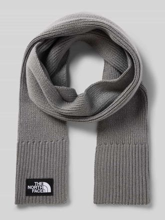 The North Face Schal mit Label-Patch in Mittelgrau Melange, Gr&ouml;&szlig;e 1