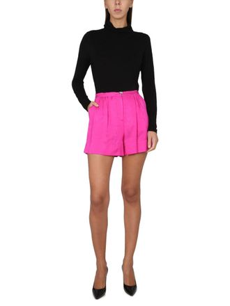 Moschino Viscose Bermudas - Pink