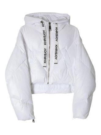 Khrisjoy quilted hooded jacket - Wit