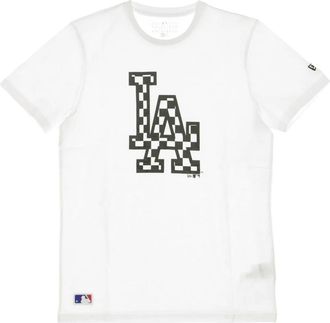 New Era New Era, T-Shirts, male, White, Size: XL MLB Infill Logo Tee White/Black