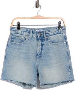 Good American Good Stndard Long Denim Shorts in Indigo888 at Nordstrom Rack, Size 20