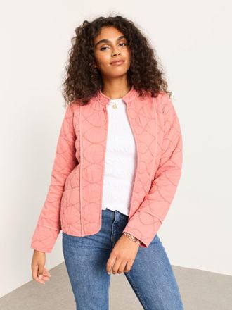 Fat Face FatFace Pink Regular Quilted Jacket