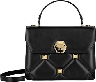 Philipp Plein Borsa a Manico Grande Superheroine - - Bags - Donna - Nero - ONE SIZE