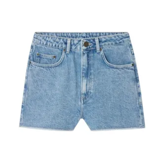 American Vintage American Vintage, Denim Shorts, female, Blue, Size: S Joy09A Denim Shorts