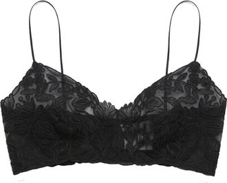 Ermanno Scervino Top - Dames - Tops zonder mouwen - Zwart - M - Katoen - Tops