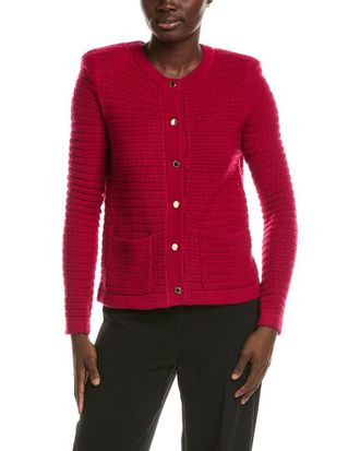 Halston Heritage Front Pocket Cardigan