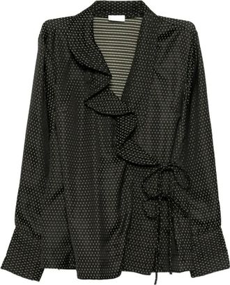 Dries Van Noten Calberton Ruffled Shirt