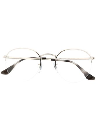 Ray-Ban Bril met rond montuur - Wit