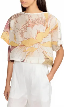 Christy Lynn Retti Cropped Top In Multi