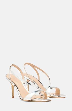 Scarosso Paula Sandals in Silver - Metal at Nordstrom, Size 37.5