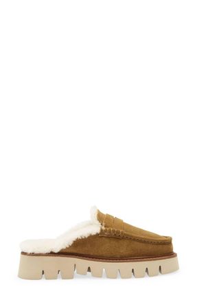 Pedro Garcia Womens Savy Shearling Mule In Alpaca Velour