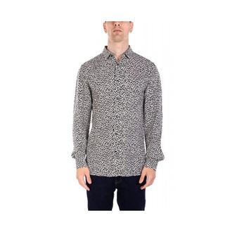 HUGO BOSS Shirts > Formele Overhemden - Heren - Casual Overhemden - Veelkleurig - M - Katoen - Overhemden