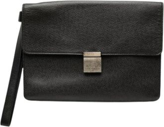 Louis Vuitton Pre-owned Clutches, female, Black, Size: ONE SIZE Pre-owned Selenga Clutch