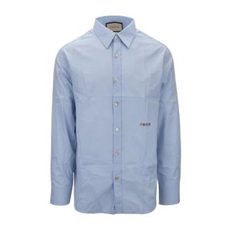 Gucci Camisa - Shirts - Hombre - Azul - M