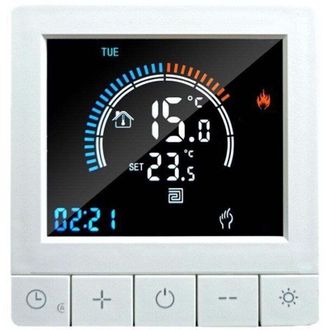 OEM Termostato Inteligente K5h25a-wifi, Xu, Controlador De Temperatura Conectado Con Protecci&oacute;n Ip21, Capacidad De Carga De 3200 W, Corriente De Contacto 