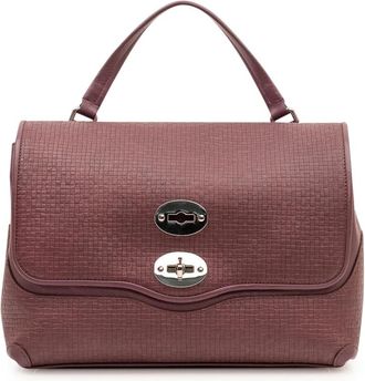 Zanellato Postina Cestaia S - Dames - Handtassen - Rood - ONE Size - Leer - Tassen