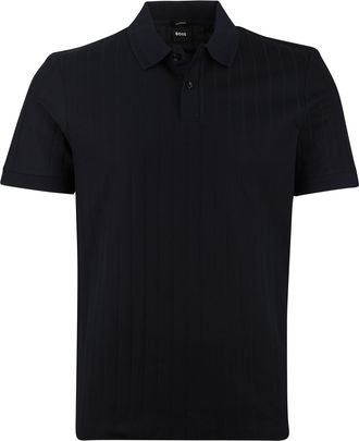 HUGO BOSS Poloshirt BOSS zwart 100% katoen