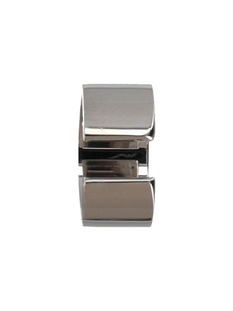 Maison Margiela Minimalist Brass Ear Cuff - Silver