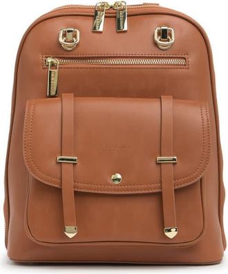Belle & Bloom 5th Ave Leather Backpack in Camel at Nordstrom